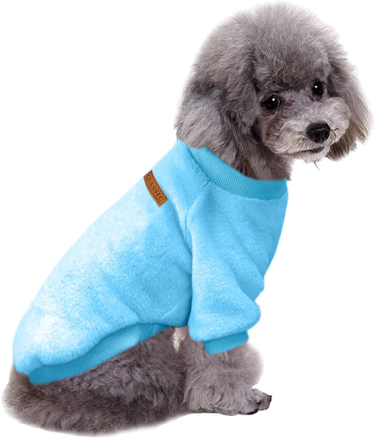 Dog Clothes Dogs Sweater Soft Puppies Clothing Winter Puppy Sweaters Warm Outfit for Dogs Small XXS XS Cat Apparel (Pink, XS)