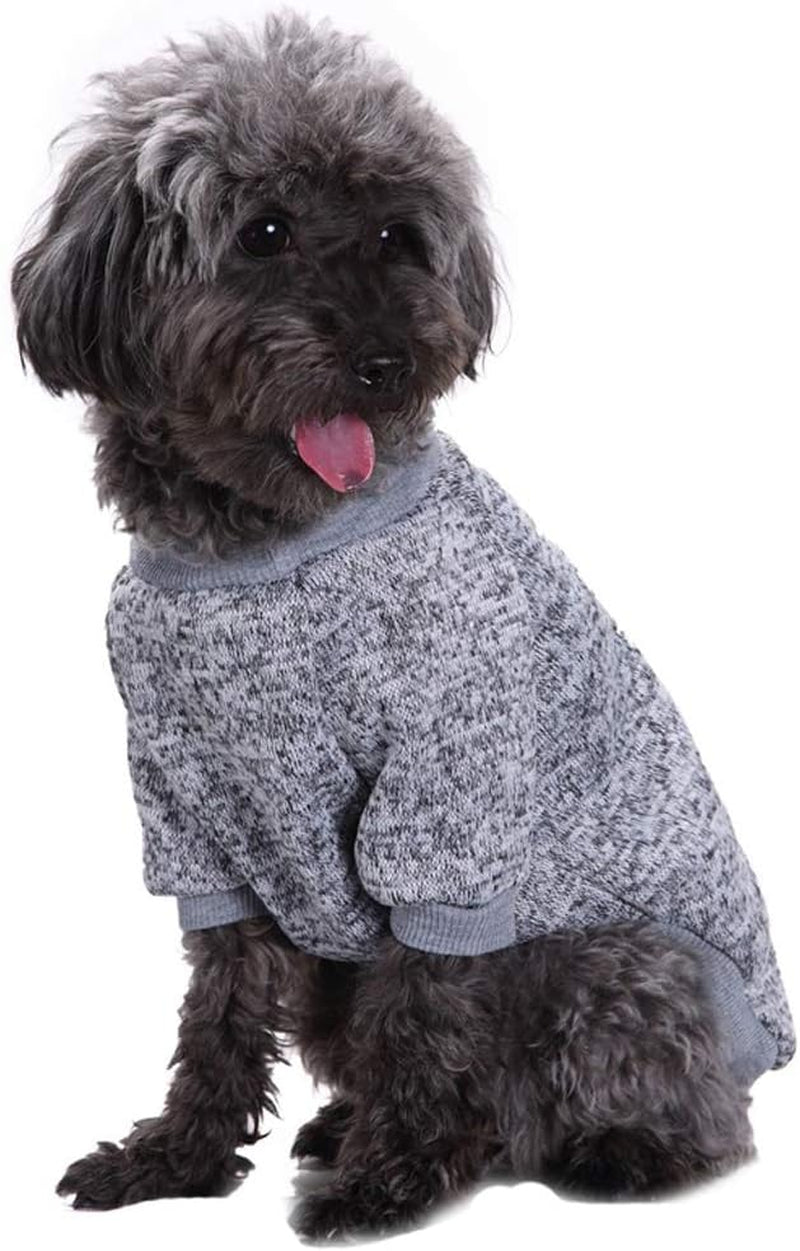 Dog Clothes Dogs Sweater Soft Puppies Clothing Winter Puppy Sweaters Warm Outfit for Dogs Small XXS XS Cat Apparel (Pink, XS)