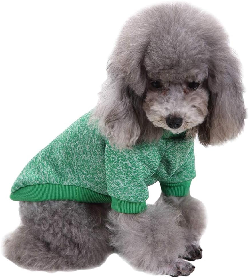 Dog Clothes Dogs Sweater Soft Puppies Clothing Winter Puppy Sweaters Warm Outfit for Dogs Small XXS XS Cat Apparel (Pink, XS)